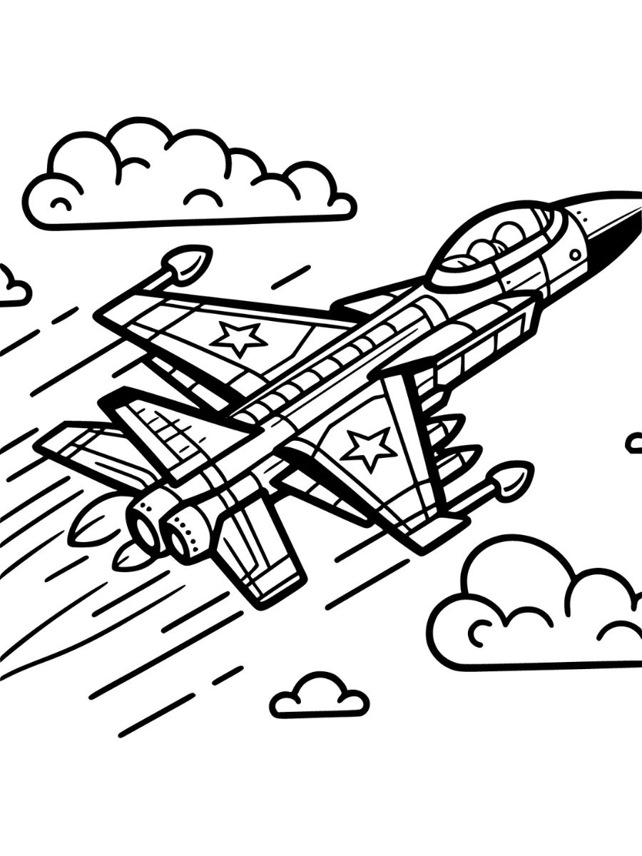 desenhos de avião para colorir e imprimir gratuitamente