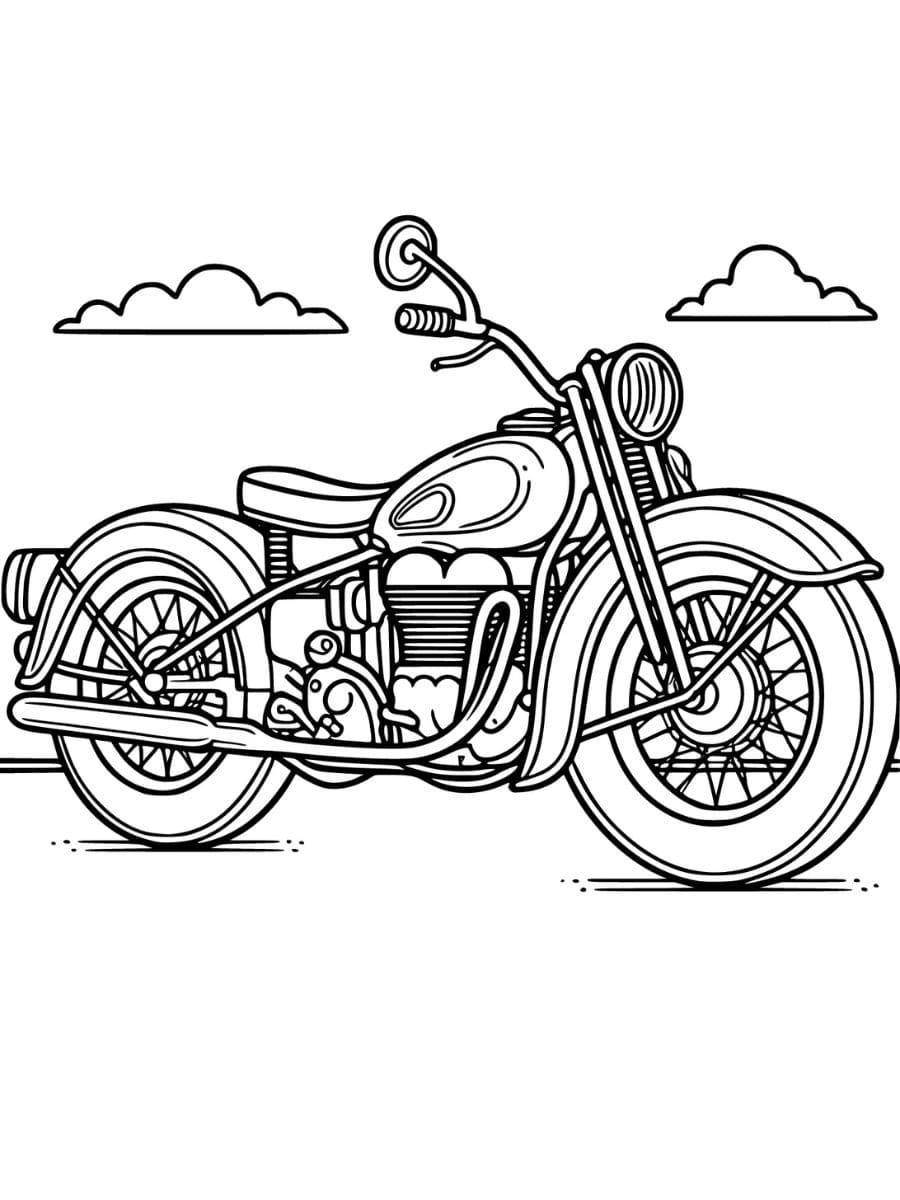 desenhos para colorir carros e motos