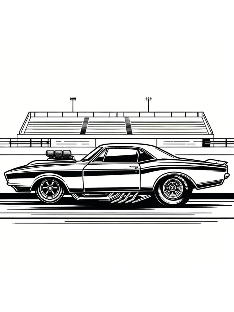 desenhos de carros de corrida para colorir e imprimir