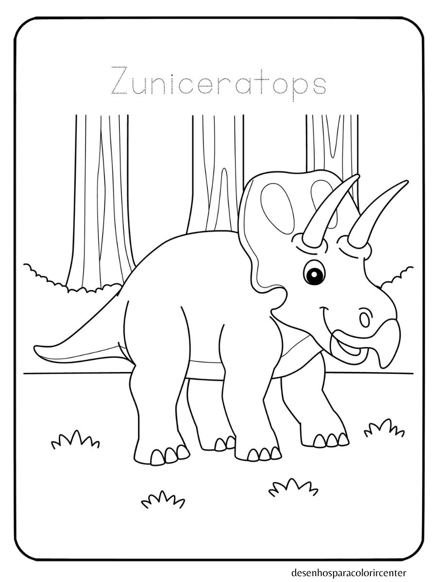 desenhos de dinossauros para colorir e imprimir