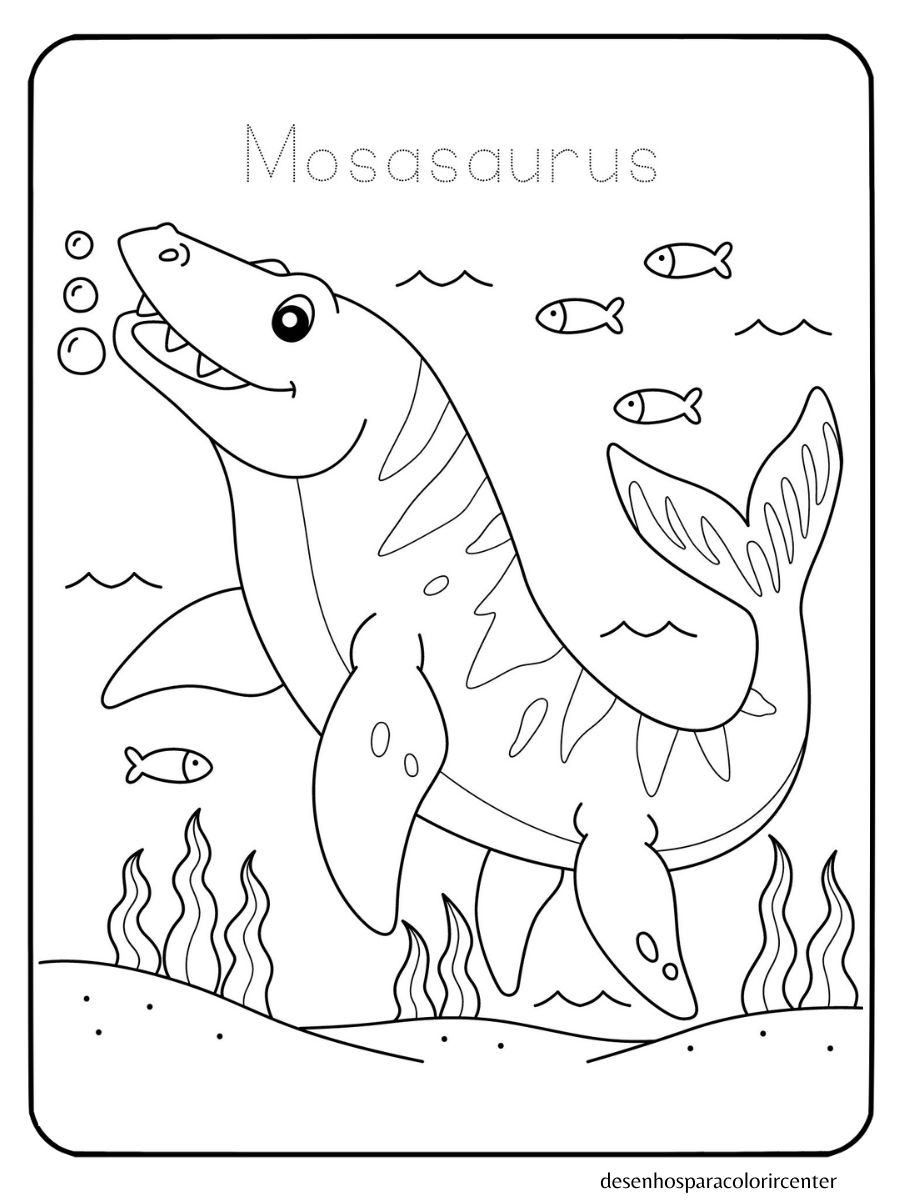 desenhos de dinossauros para colorir