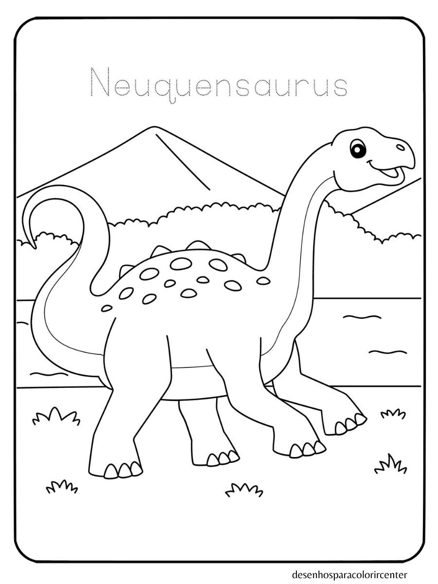 desenhos dinossauro para colorir