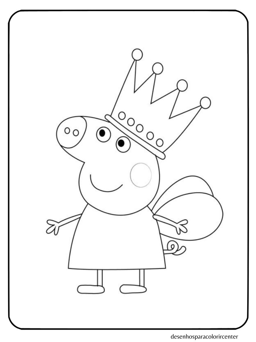 desenhos para colorir da peppa pig