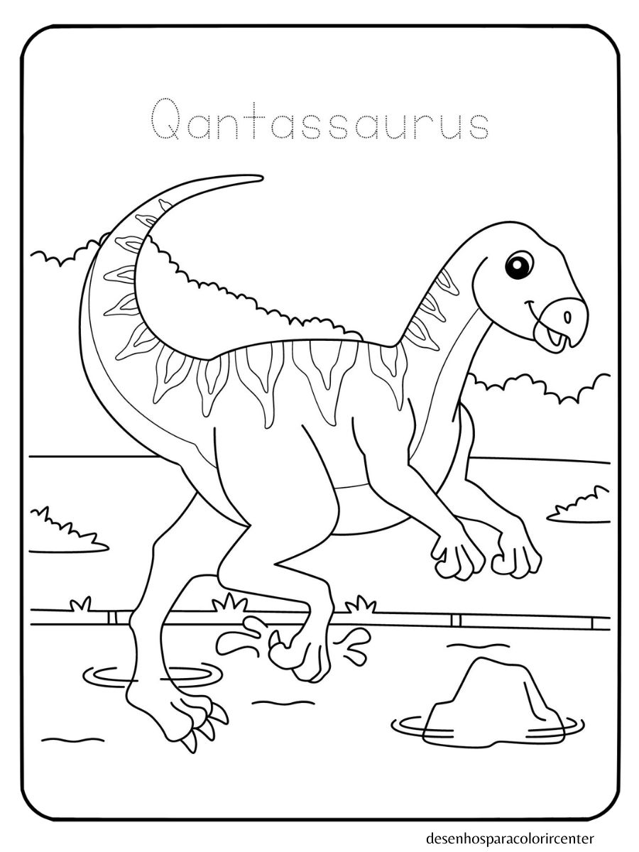 desenhos para colorir de dinossauros