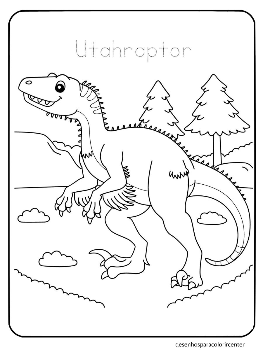 desenhos para colorir dinossauro