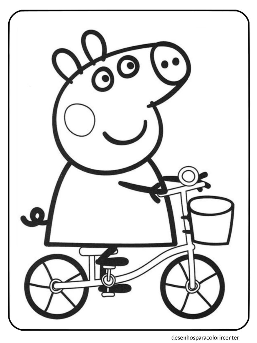 desenhos para colorir peppa pig pdf