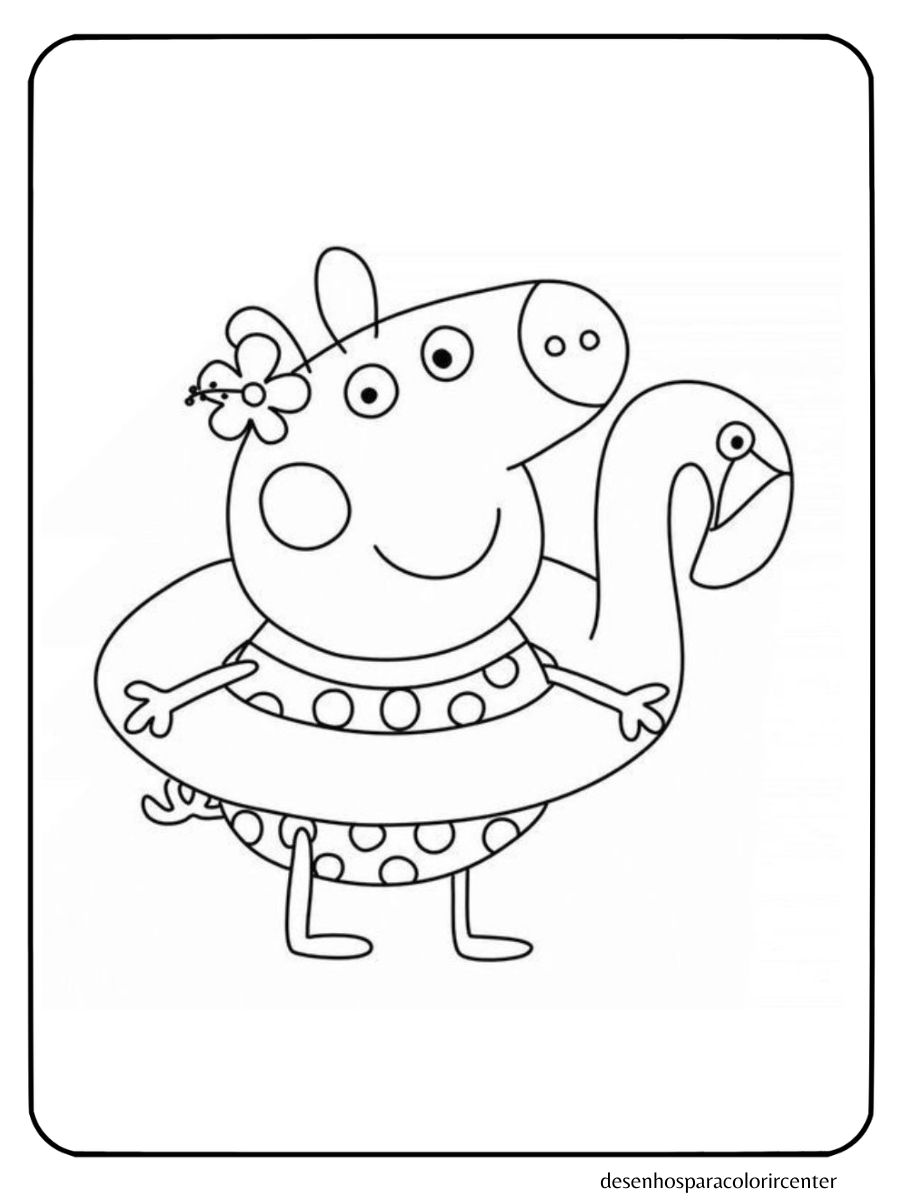 desenhos para colorir peppa pig