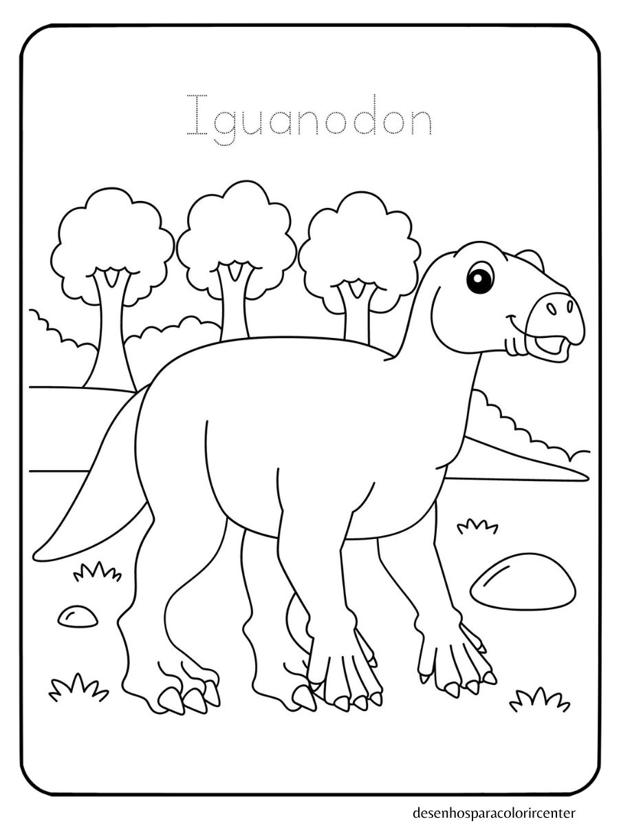 dinossauro bebe para colorir