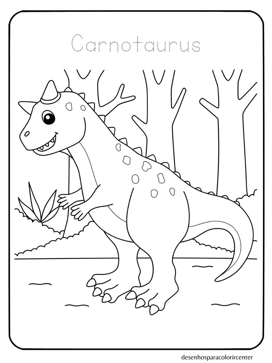 dinossauros para colorir pdf