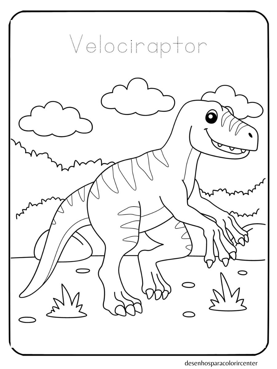 dinossauros para colorir