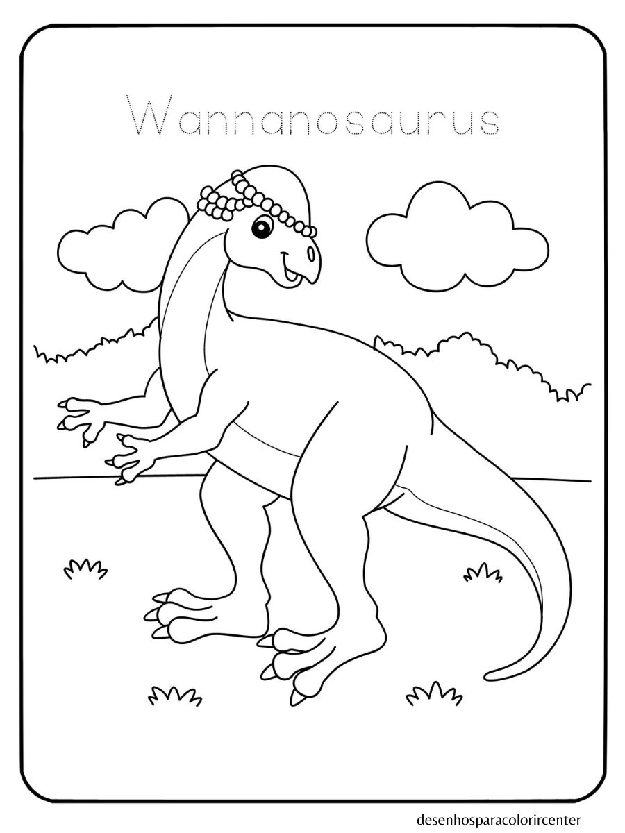 imagens de dinossauro para colorir