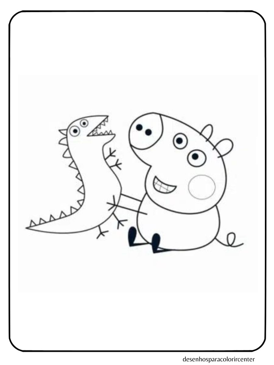 peppa pig para colorir pdf